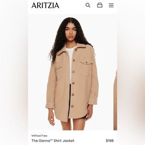 Brand new Aritzia Wilfred free ganna jacket